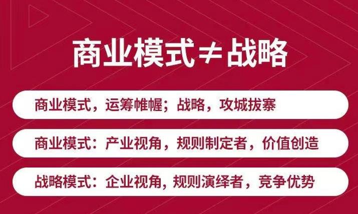 【副业项目3708期】《新商业模式与利润增长》好的商业模式让你持续赚钱 实战+落地+系统课程-奇才轻创