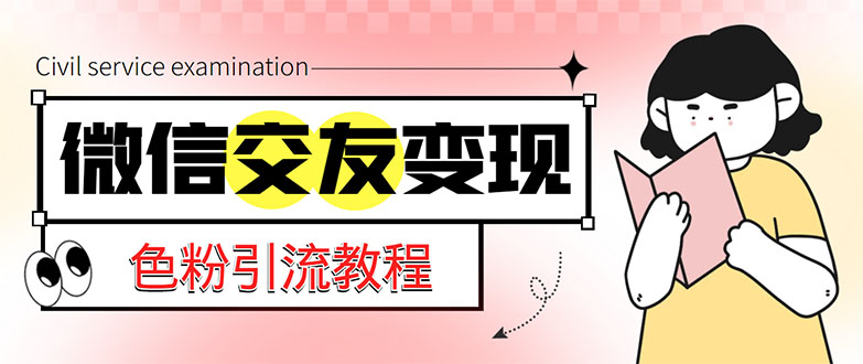 【副业项目5402期】微信交友变现项目，吸引全网LSP男粉精准变现，小白也能轻松上手，日入500+-奇才轻创