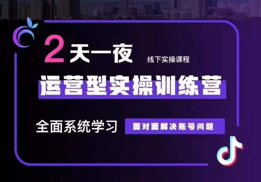 【副业项目6083期】5月22-23线下课运营型实操训练营，全面系统学习，从底层逻辑到实操方法到千川投放-奇才轻创