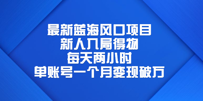 【副业项目6649期】最新蓝海风口项目，新人入局得物，每天两小时，单账号一个月变现破万-奇才轻创